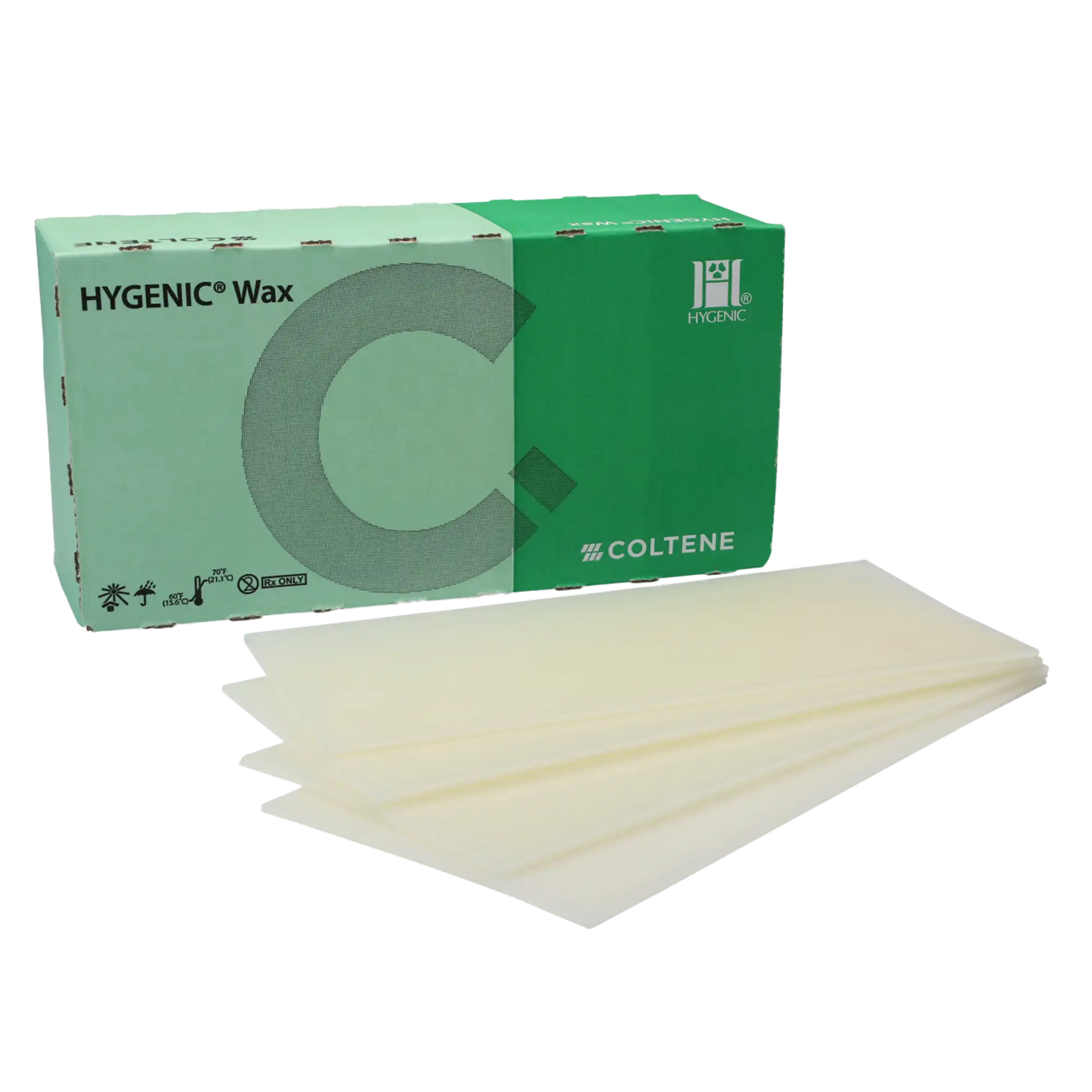 Coltene - Hygenic Bite Wax Sheets - Yellow, 1 Lb. Box