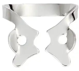 Coltene - Hygenic #2 Winged Premolars and Upper Incisors Metal Rubber Dam Clamp, Single