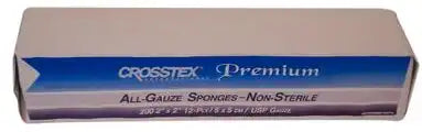 Crosstex - All Gauze Premium N/S 2x2 12-Ply 8000/Cs