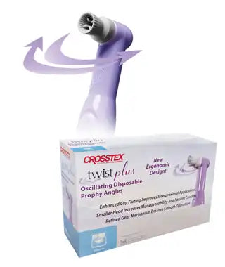 Crosstex - Twist Plus Prophy Angle Soft Cup 100/Bg