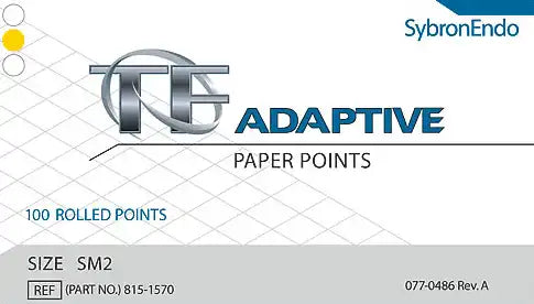 SybronEndo - TF Adaptive Paper Points SM2 100/Pk