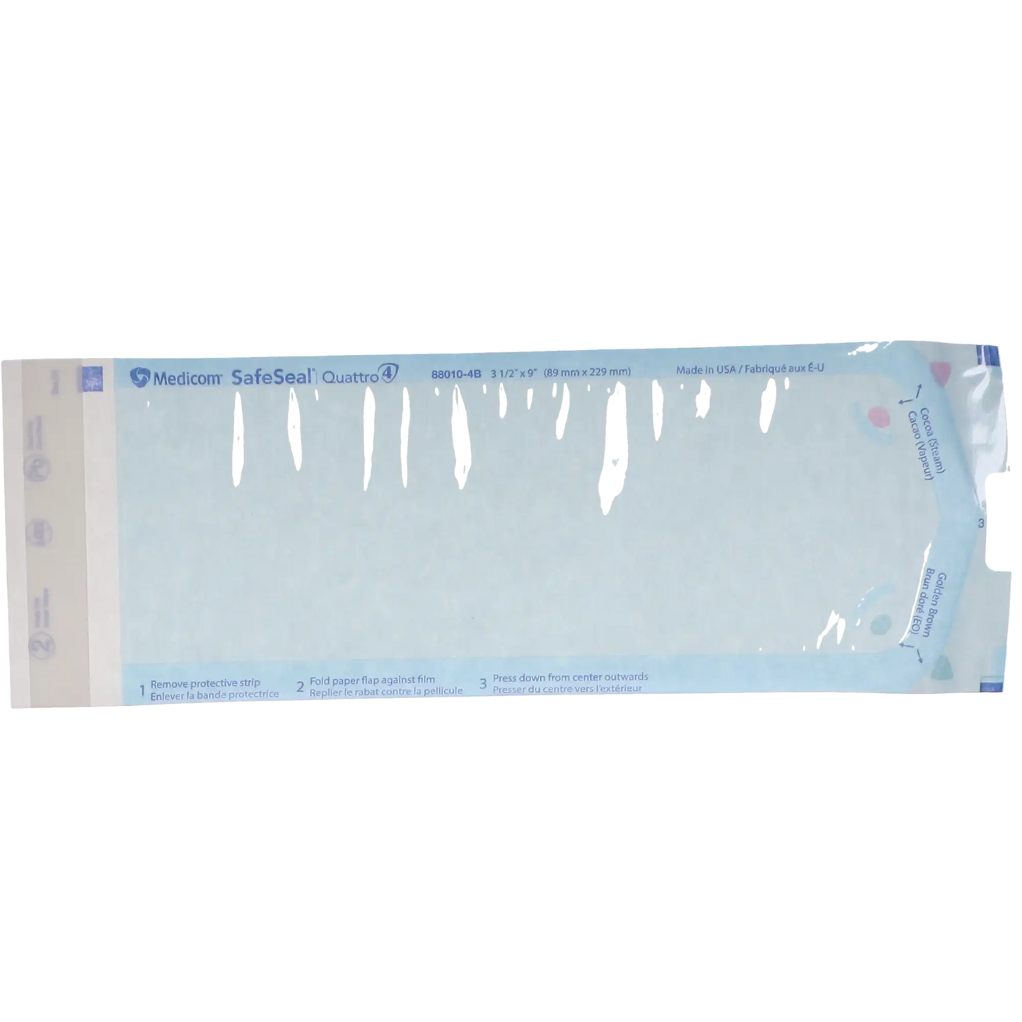 Medicom - SafeSeal Quattro Pouch Bulk 3.5x9 500/Bx