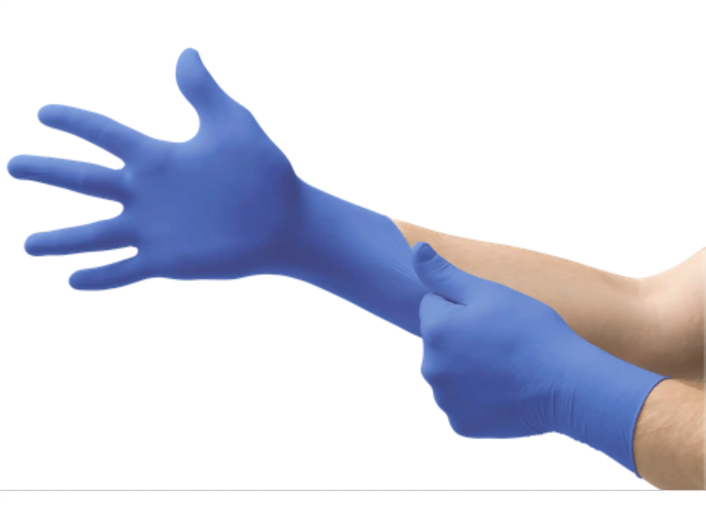 Microflex - Ultraform Cobalt Blue Nitrile Gloves Small/Med 300/Box