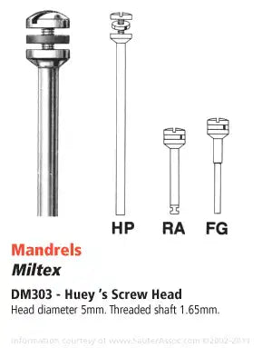 313 Pop-On Disc RA Mandrels 12/pk