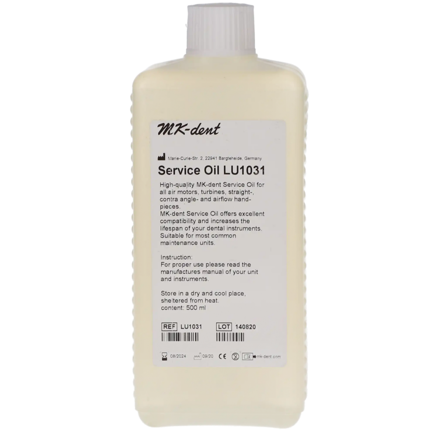 MK-dent Synthetic Lubricant for Assistina and NSK Care3 500mL