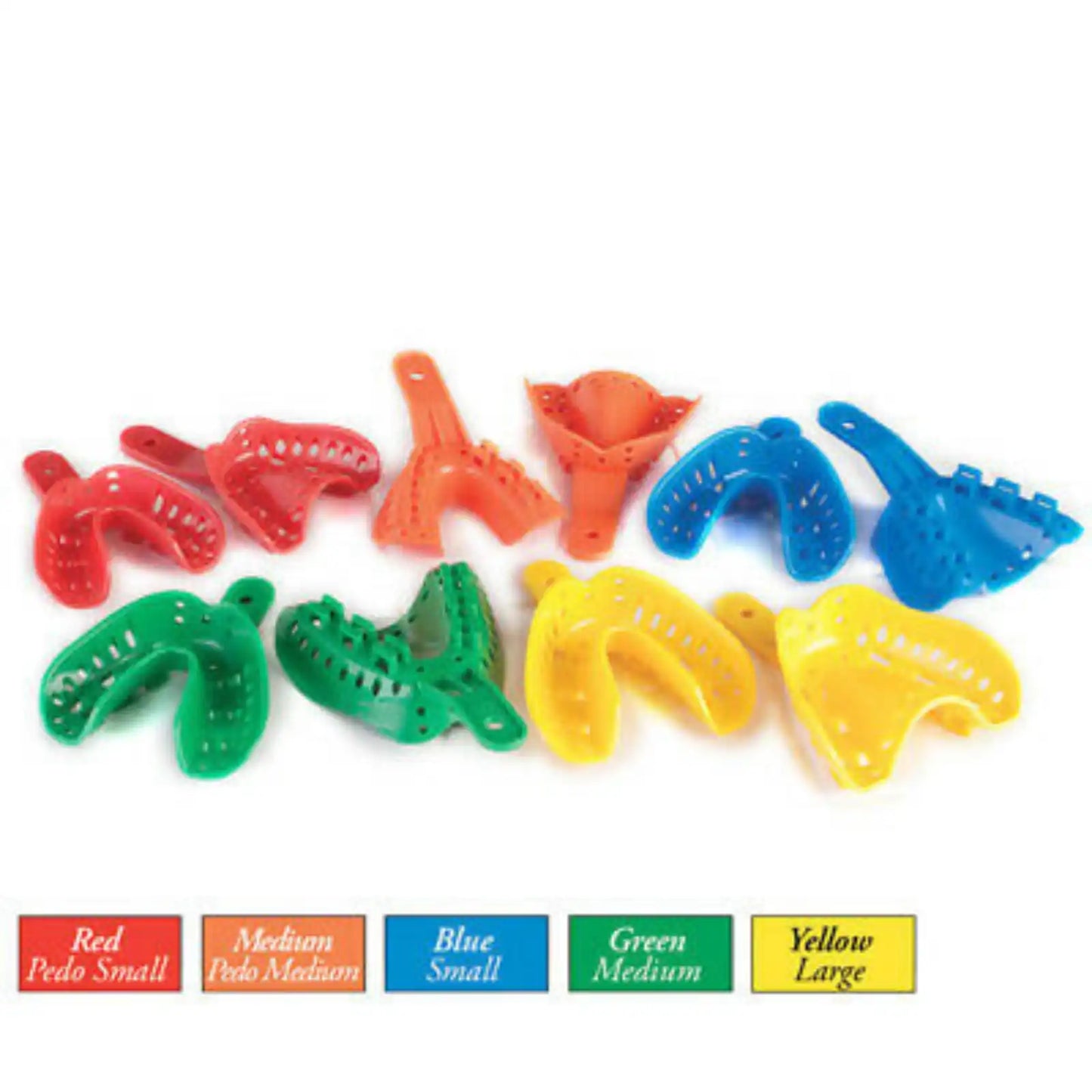 Plasdent - Excellent-Lock Trays Pedo Lower Medium 50/Pk