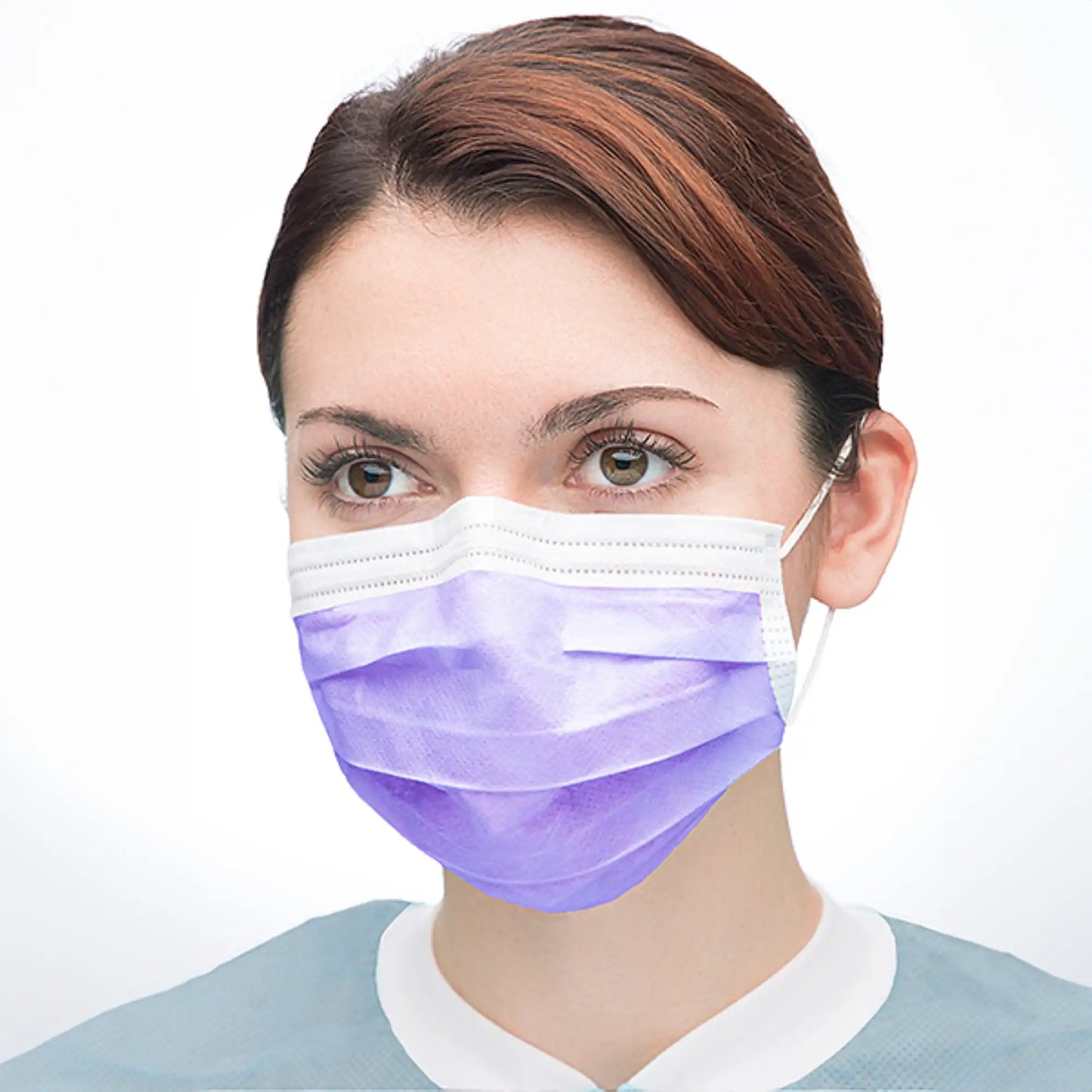 Valumax - Ultra 3-in-1 Earloop Mask 50/Bx Purple