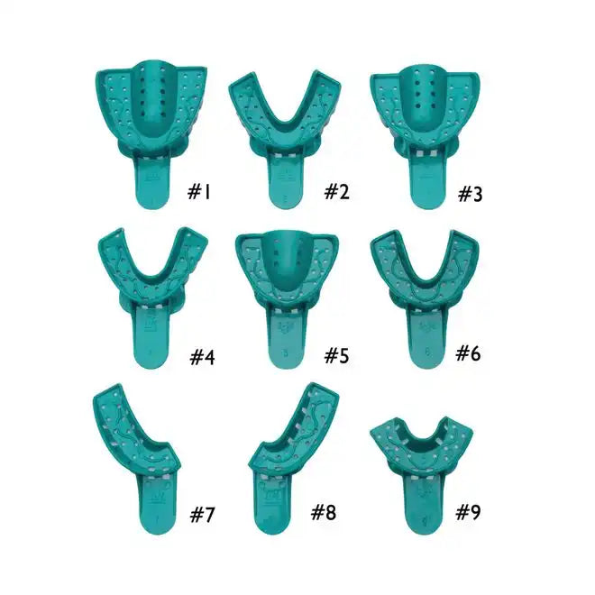 Vista - Plastic Impression Tray #2 Lg/Lower 12/Pk