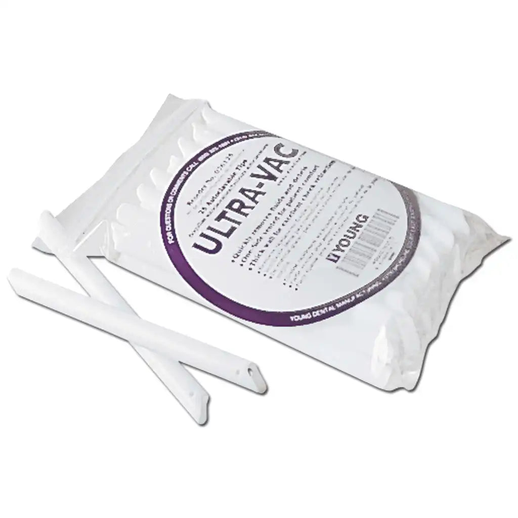 Young - Ultra-Vac High Volume Evacuation Tips Vented 25/Pk