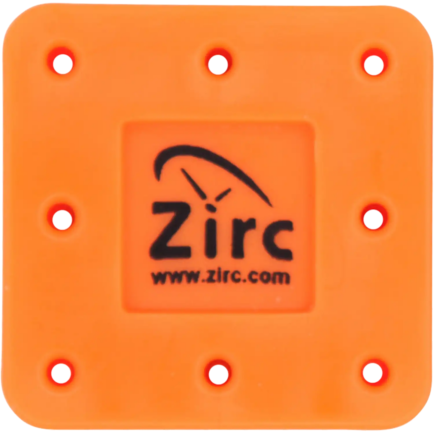 Zirc - Magnetic Bur Block, 8-Hole, Neon Orange, 1/Pk, 50Z400Q