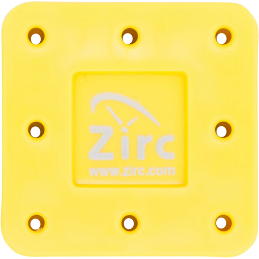 Zirc - Bur Block 8 Hole Vibrant Yellow