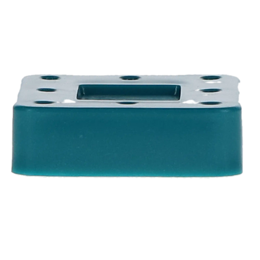Zirc - Bur Block 8 Hole Teal