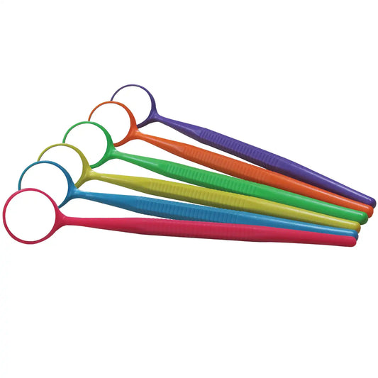 Zirc - Crystal HD #5 Thin Grip Mirror 12/Pk Assorted-Vibrant