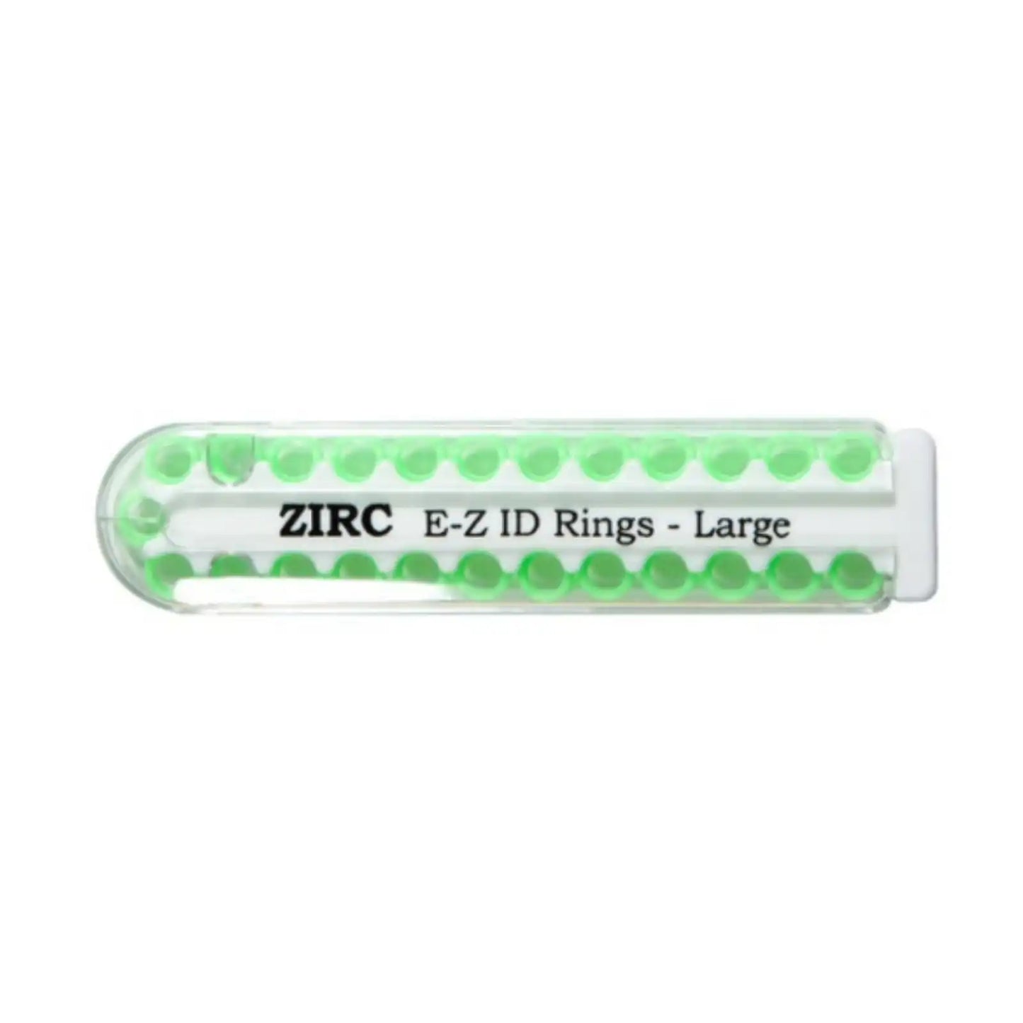 Zirc - E-Z ID Instrument Rings, Large, Neon Green, 25/Pk, 70Z200P
