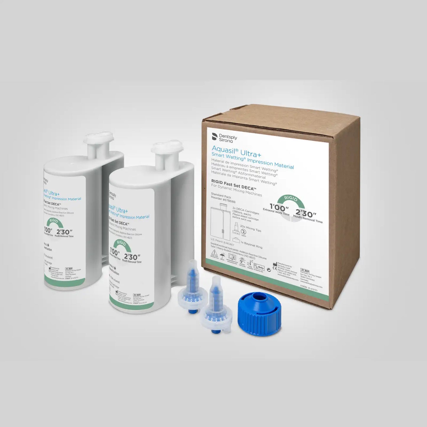 Dentsply - Aquasil Ultra+ DECA Refill 380ml x 2/Pk Rigid FS