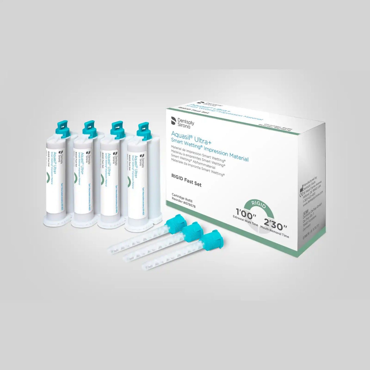Aquasil Ultra+ Refill 50ml x 4/Pk Rigid FS