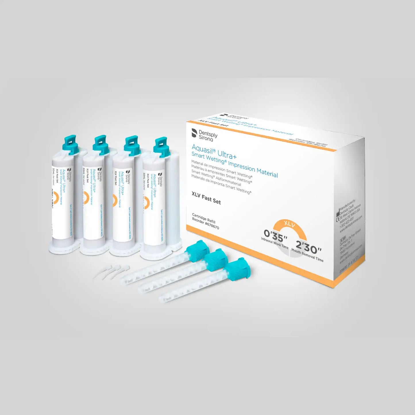 Aquasil Ultra+ Refill 50ml x 4/Pk XLV FS (Replaces 678770)