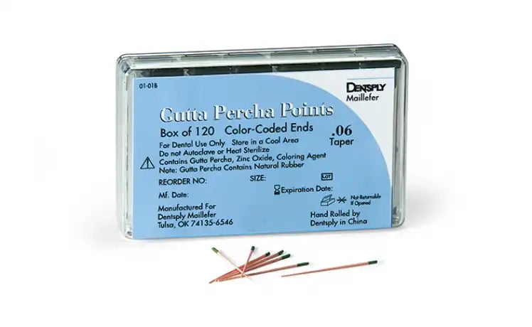 Dentsply - Gutta Percha Points 120/Pk #FM