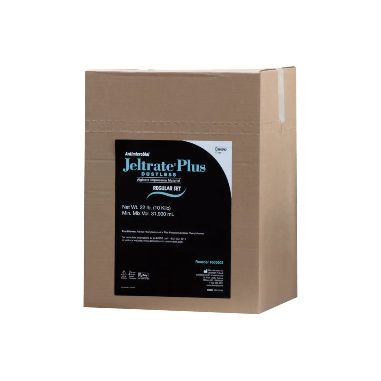 Dentsply - Jeltrate Plus Dustless Alginate Can FS 22lb