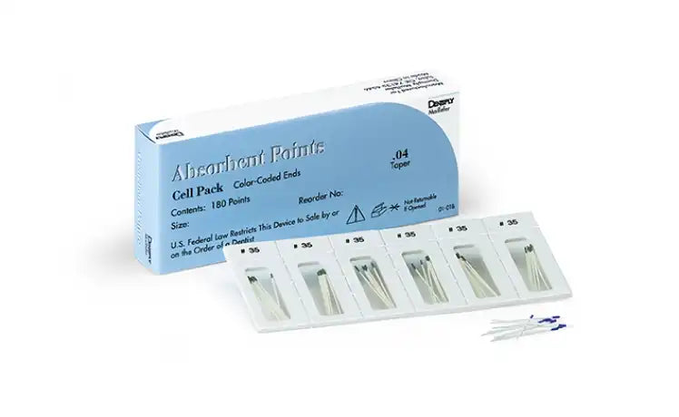 Paper Points Sterile 180/PK .04 #30