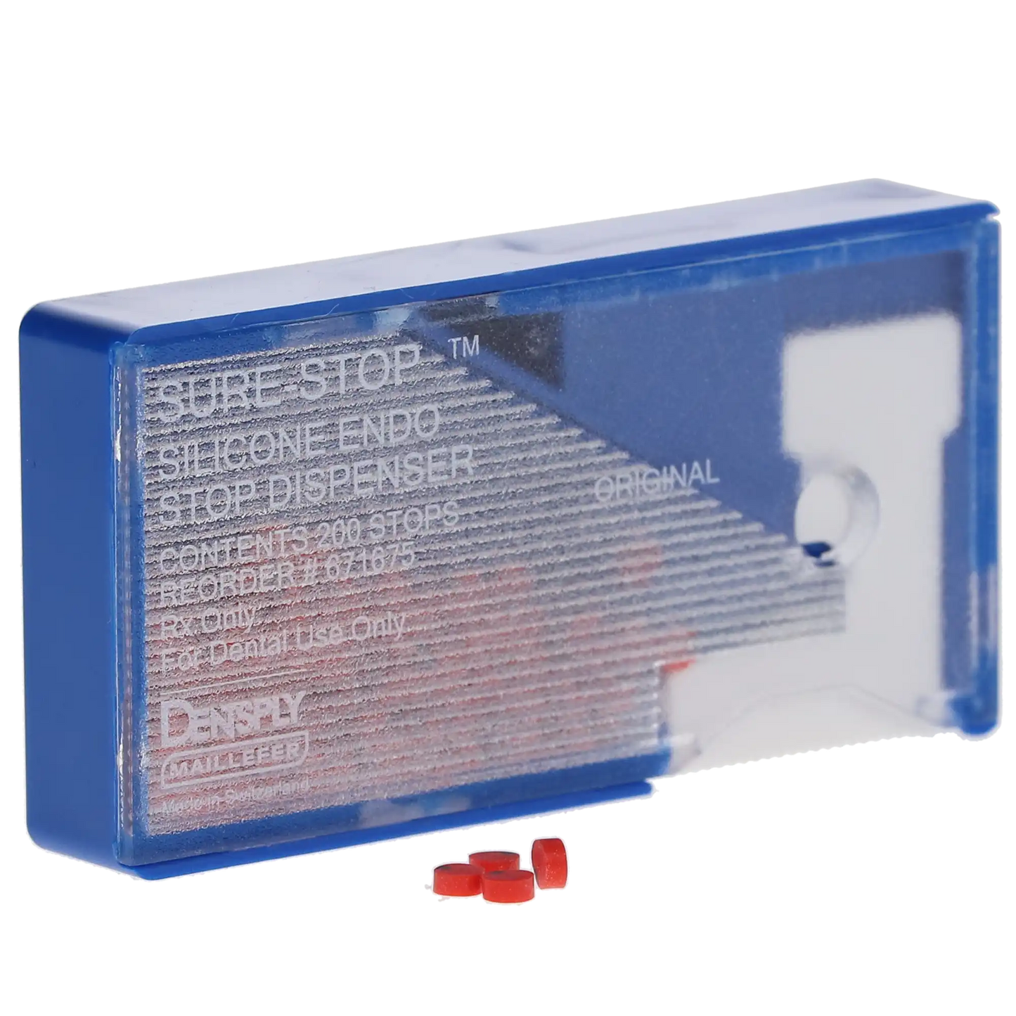Sure-Stop Silicone Dispenser Red 200/Pk
