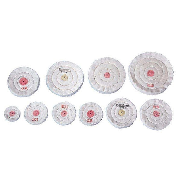 Muslin Buffs 5" x 45-Ply 12/Pk