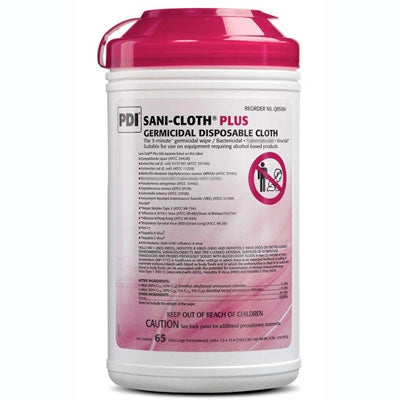 Sani-Cloth Plus X-Large 8"x14" 65/Pk (1 Can)