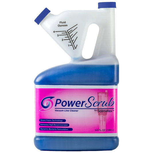 Solmetex - PowerScrub Vacuum Line Cleaner 64oz (1 Bottle)