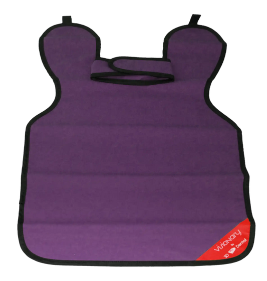 3D - Lead Apron Adult W/Collar Mauve