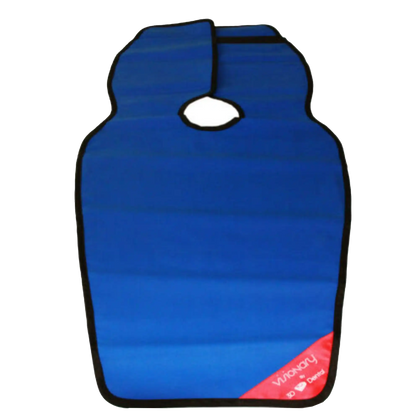 3D - Lead Apron Panoramic Poncho Blue