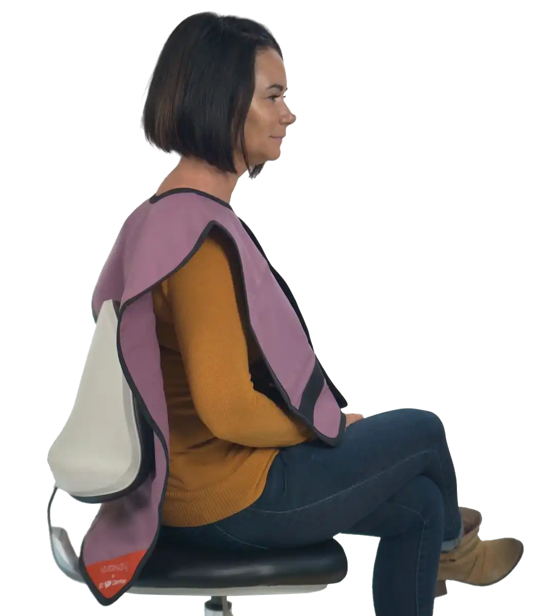3D - Lead Apron Panoramic Poncho Mauve