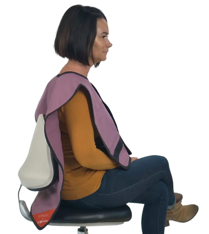 3D - Lead Apron Panoramic Poncho Mauve