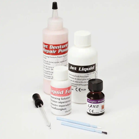 Jet Denture Repair - Powder, 4-oz  - Clear