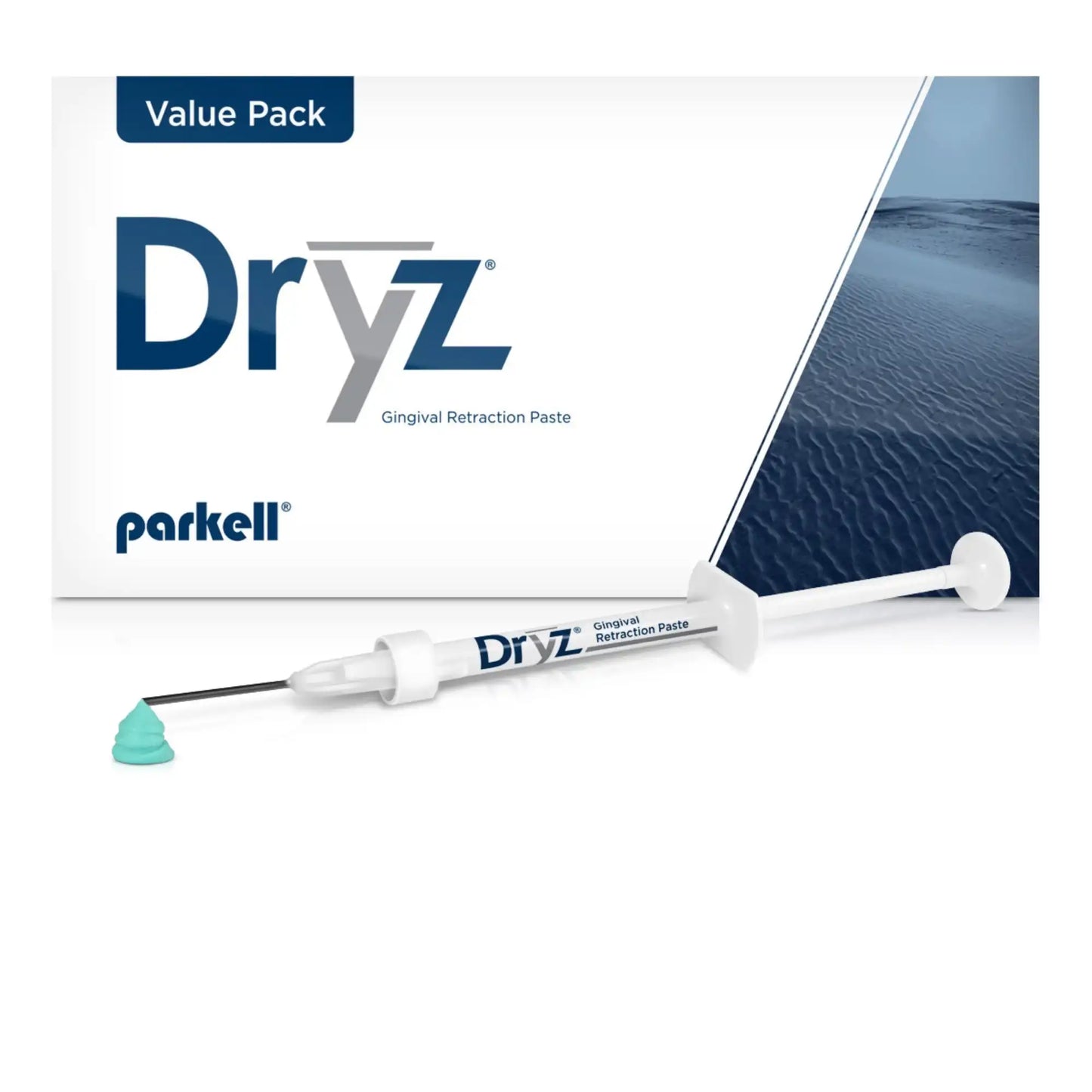 Dryz Blu Retraction Paste 0.5ml Syringes 25/Box