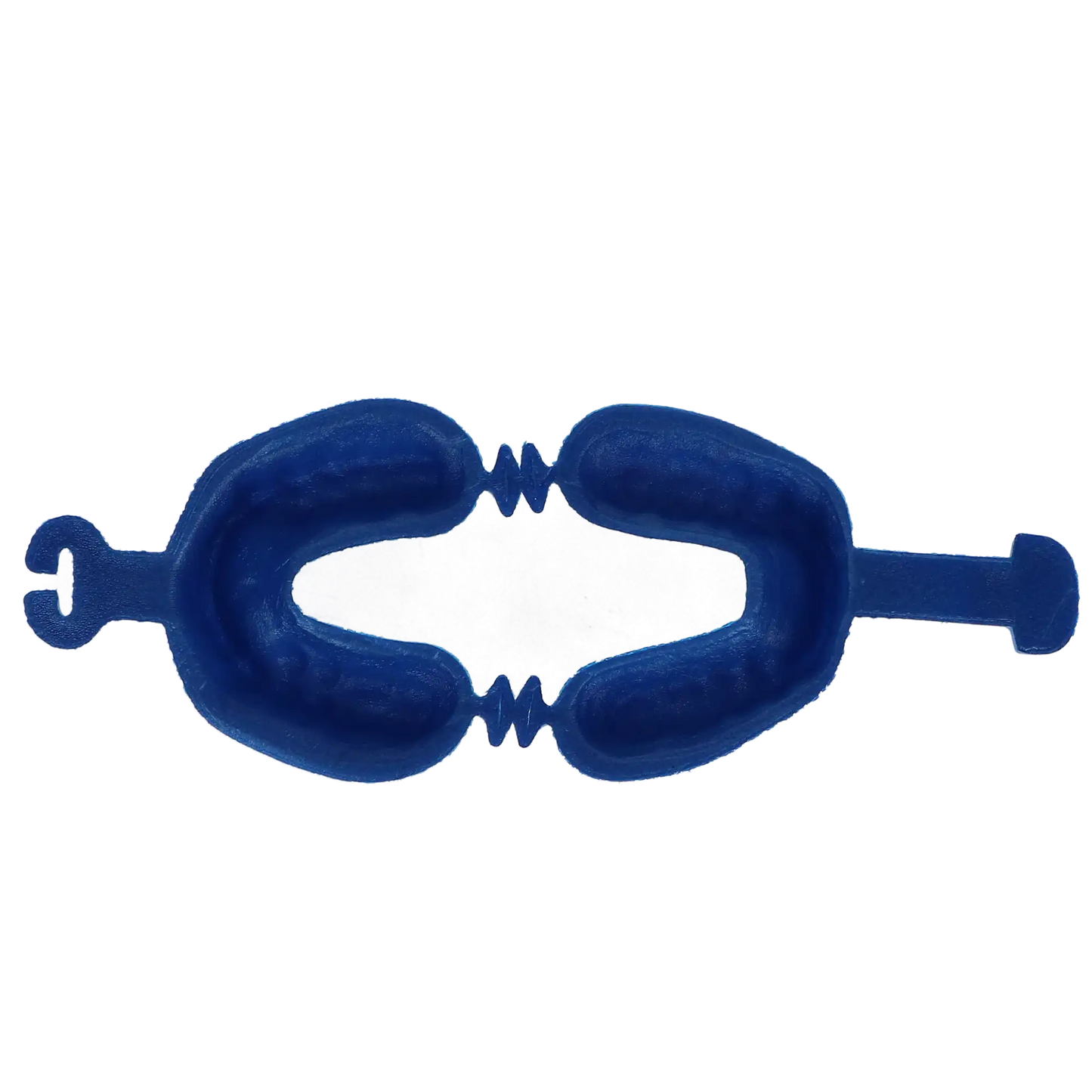3D - Fluoride Trays Foam Dual Arch 100/Pk Large (Blue) LOOSE