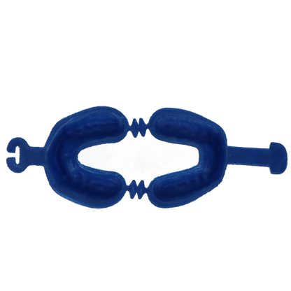 3D - Fluoride Trays Foam Dual Arch 100/Pk Large (Blue) LOOSE