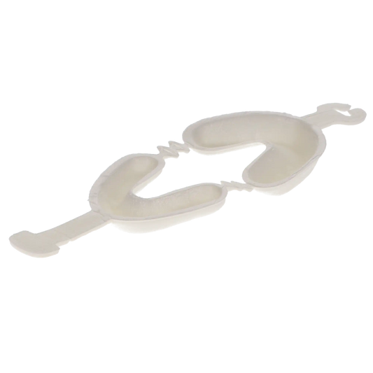 3D - Fluoride Trays Foam Dual Arch 100/Pk Medium (White)