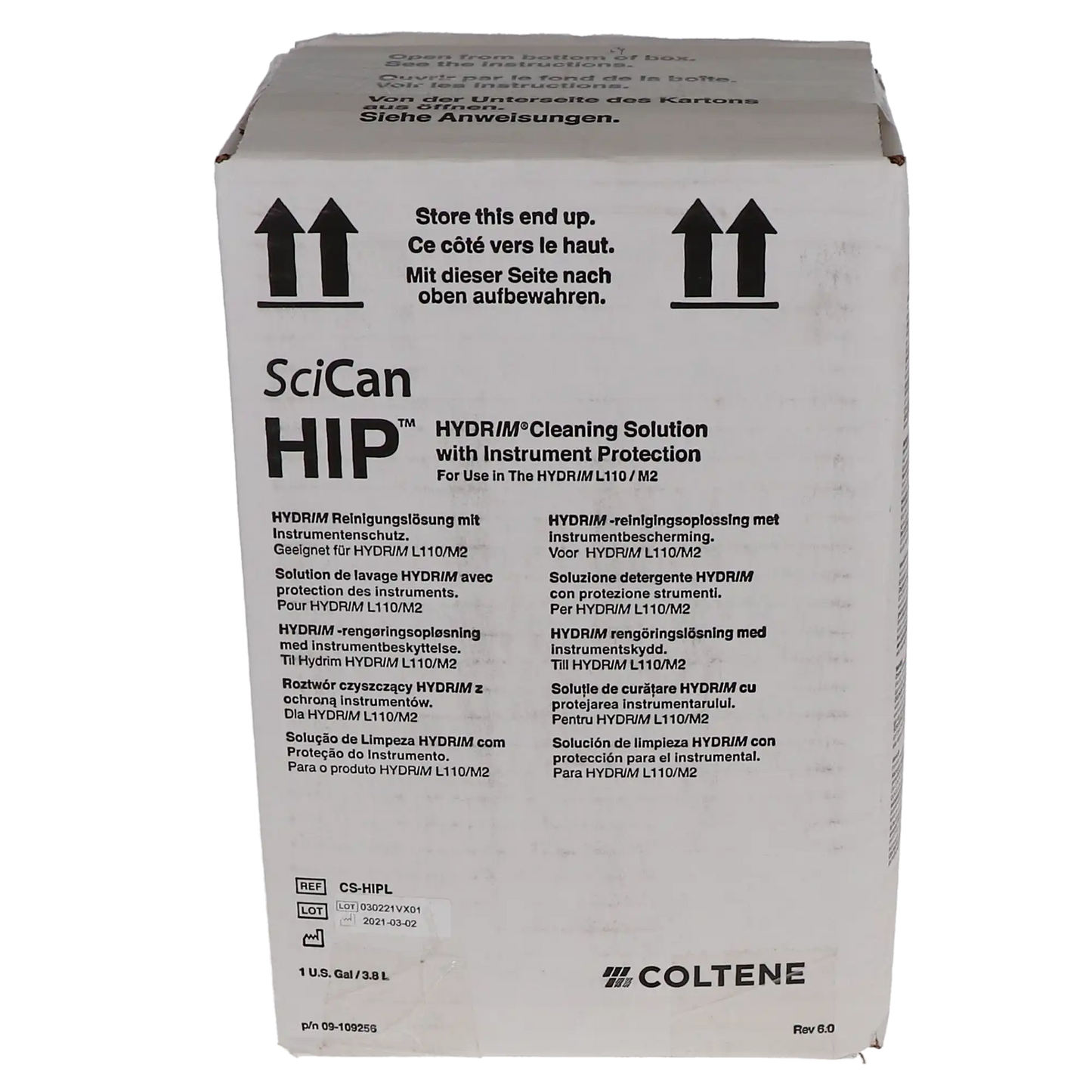SciCan - Scican, Hydrim, Cleaning Solution, 2 x 3.8l (2 x 1.5 Gallon)