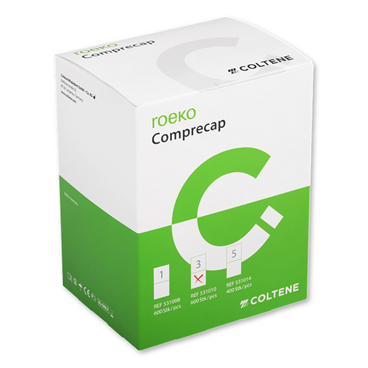 Coltene - Roeko Comprecap #3 Medium 10 mm. Package of 600 Compression Caps