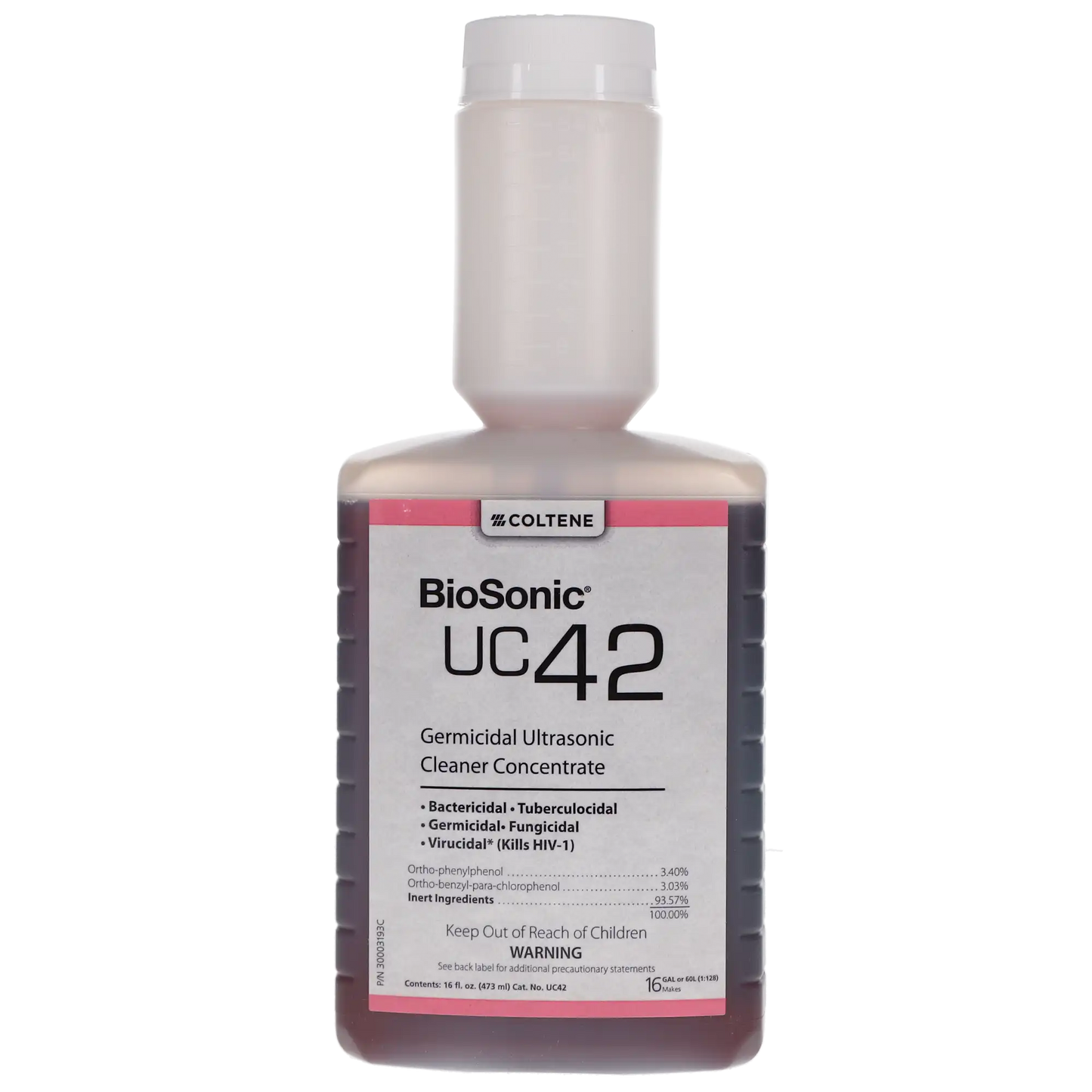 Coltene - BioSonic Germicidal Ultrasonic Cleaner Concentrate 16 oz. Dilution ratio