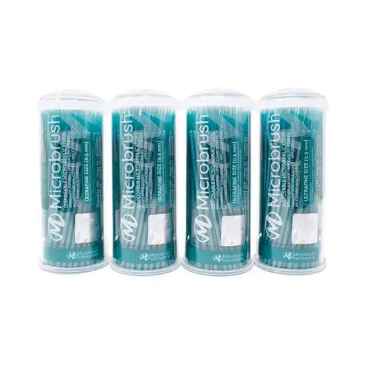 Microbrush Applicators UltraFine Teal 400/Pk