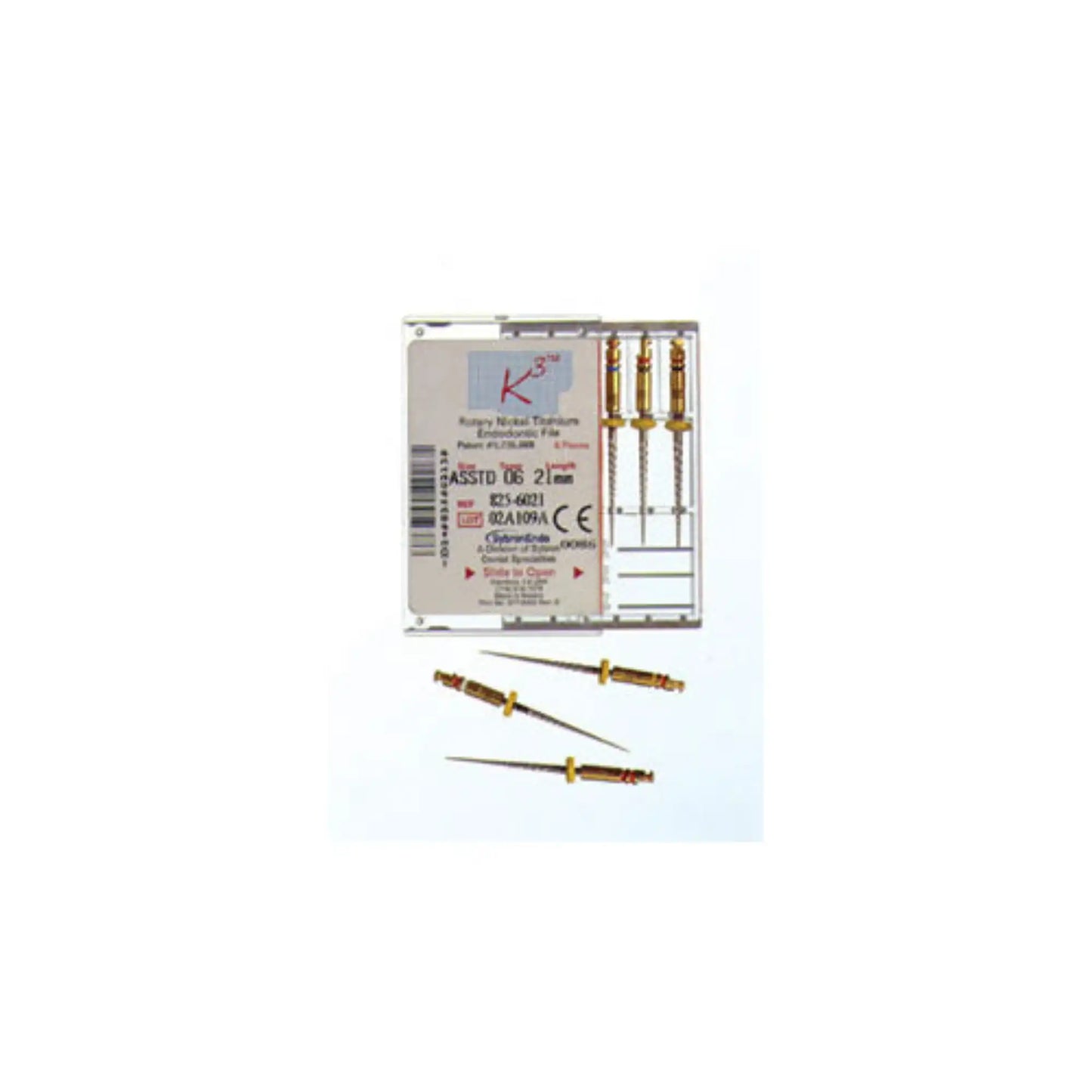 SybronEndo - K3 Engine Files 21mm Taper .06 Asst 6/Pk