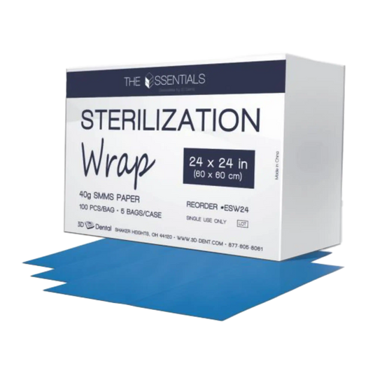 3D - Sterilization Wrap 24 x 24 - 100/Bg