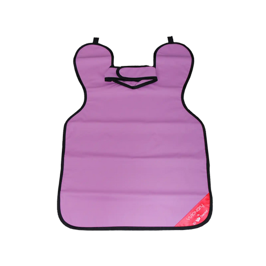 3D - Lead Free Apron Adult W/Collar Mauve