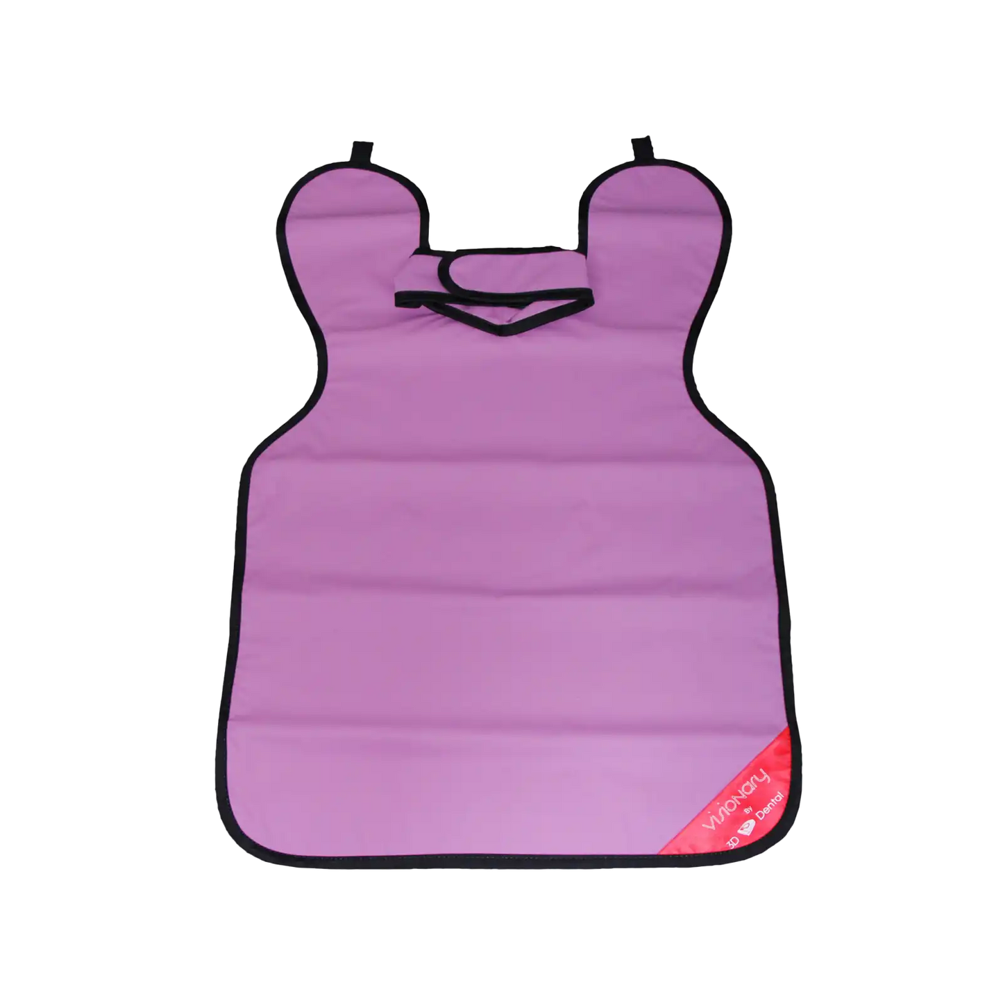 3D - Lead Free Apron Adult W/Collar Mauve