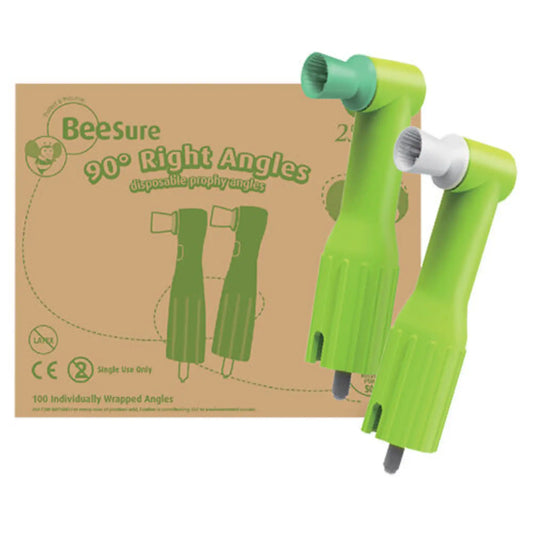 BeeSure Disposable Prophy Angle 100/Pk Regular