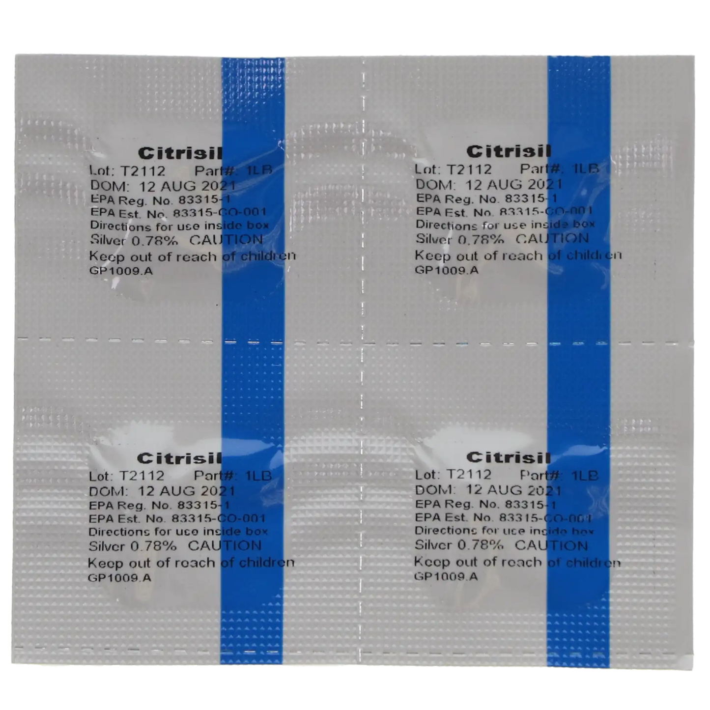 Citrisil Dental Waterline Cleaner 48 tabs/box Blue for 1 liter bottle