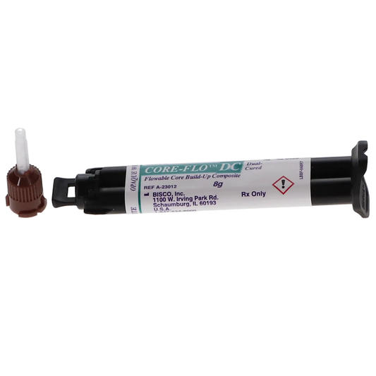Bisco - Core-Flo Dc Opaque White - 1 Dual Syringe (8G) Pkg.
