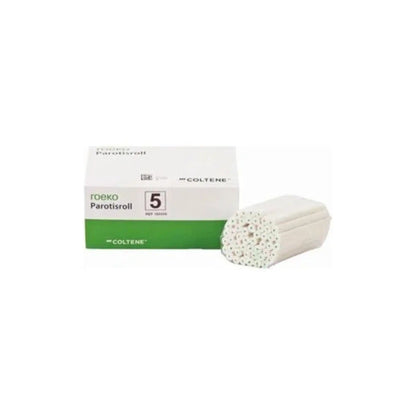 Coltene - Roeko Parotisroll #5 (.3125" x 4") Non-Sterile cotton rolls with plastic rod