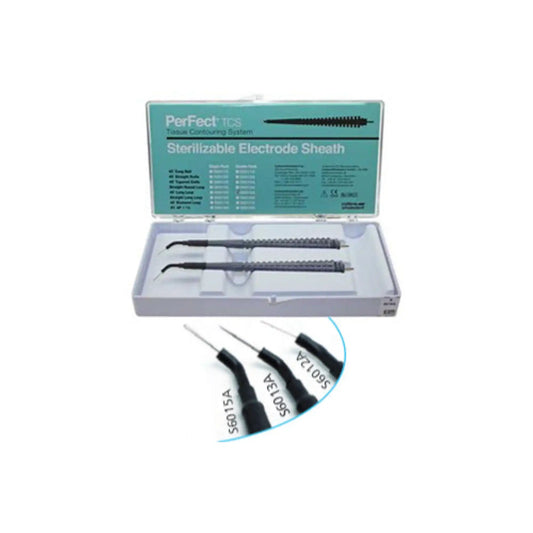 Coltene - PerFect TCS 45 degree Long Loop Sterilizable Electrode Sheaths, Package of 2
